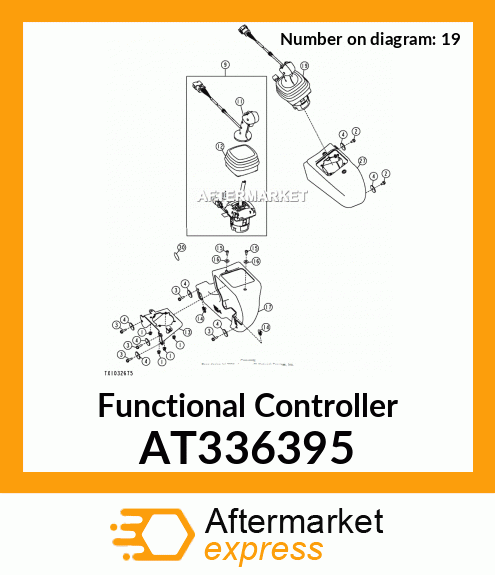 AT336395 - Functional Controller fits John Deere
