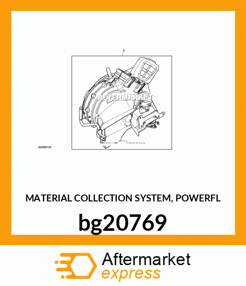 John Deere BG20769 Material Collection System, Powerfl
