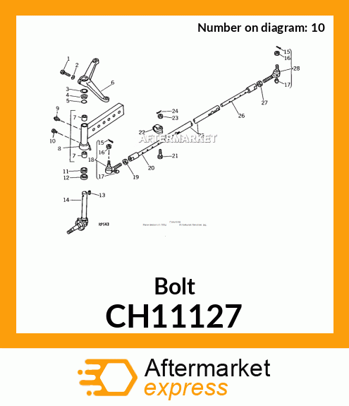 Parts Manual - 1050 fits John Deere 1050 PC1766