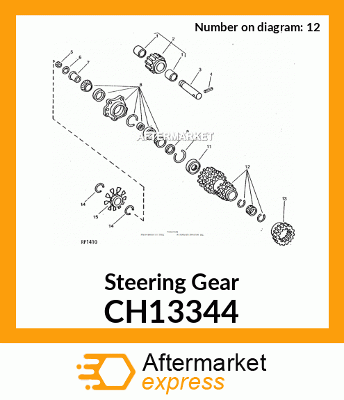 Steering Gear CH13344