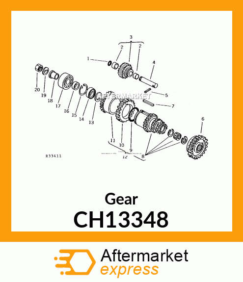Gear CH13348