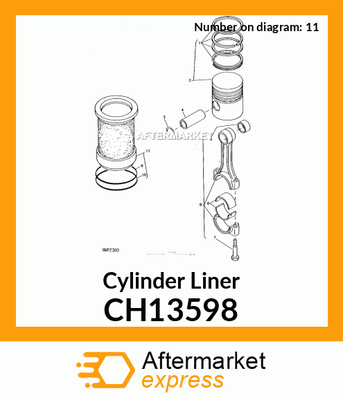 Cylinder Liner CH13598