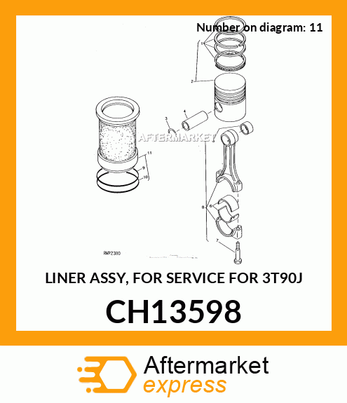 Cylinder Liner CH13598