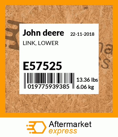 E57632 - Bushing fits John Deere