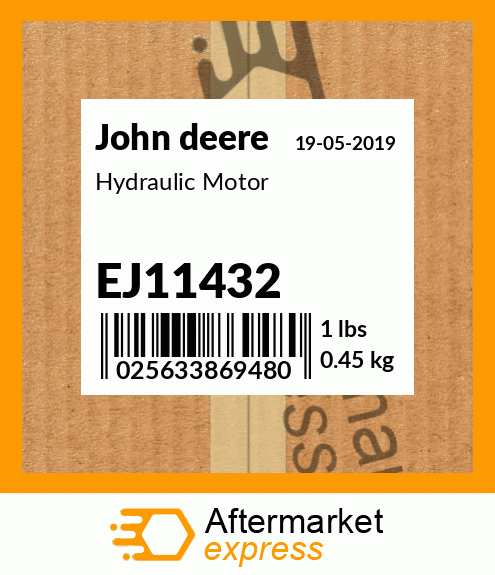 Spare part EJ11432 + Hydraulic Motor