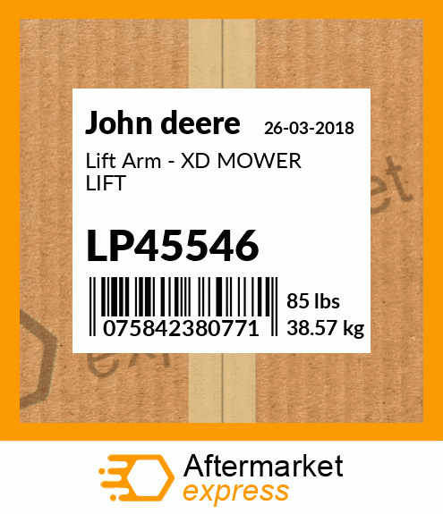 Lift Arm - XD MOWER LIFT LP45546