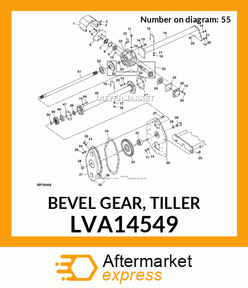 LVA14549 Bevel Gear Matched Set
