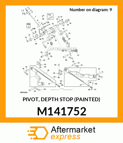 M141785 Blade 60in Mower Fits John Deere Price 2094