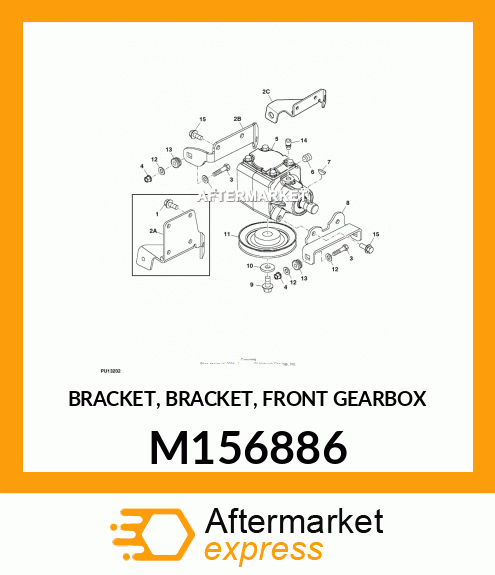 John Deere Power Flow Material Collection System (50-IN Mower Deck) -PC2111  Jacksheave,Idlers / Brackets: POWER FLOW BLOWER ASSEMBLY 50 MOWER