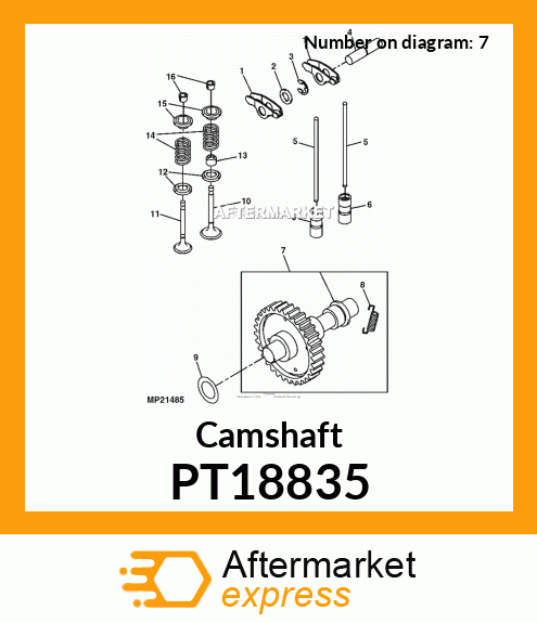 Camshaft PT18835