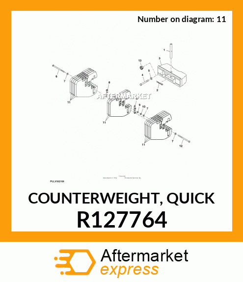 John Deere New Style 100# Suitcase Weights