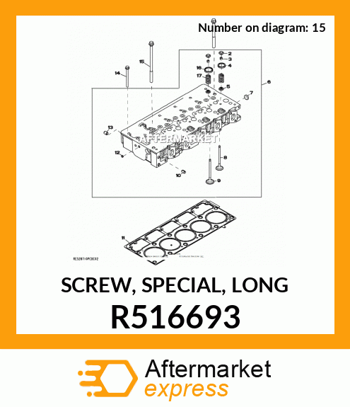 R516693 - SCREW, SPECIAL, LONG