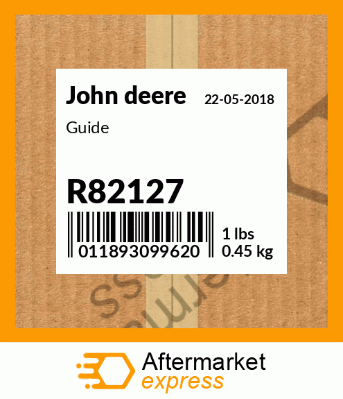 R82127 - Guide fits John Deere | Price: $134.50