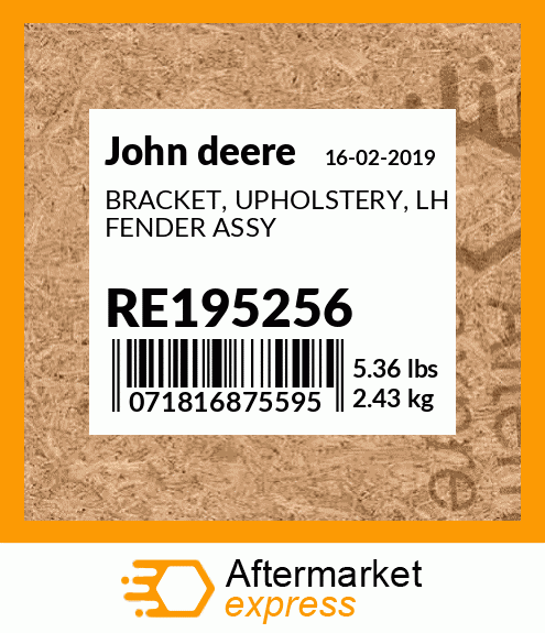 RE195491 - FILTRO AIRE ACONDICIONADO ORIGINAL JOHN DEERE - Nimerparts John  Deere - Repuestos Agrícolas y Golf