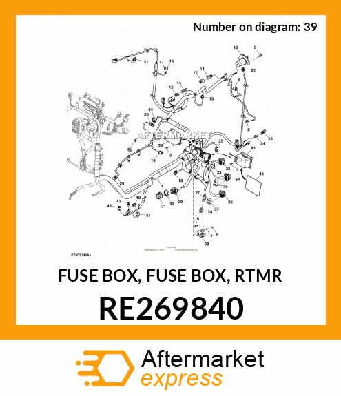 Fuse Box AT405059 - Deere