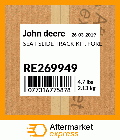 RE269840 - FUSE BOX, FUSE BOX, RTMR fits John Deere