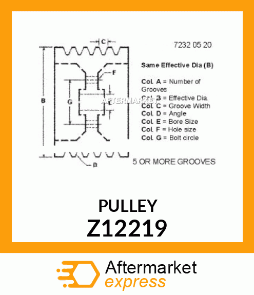 PULLEY Z12219