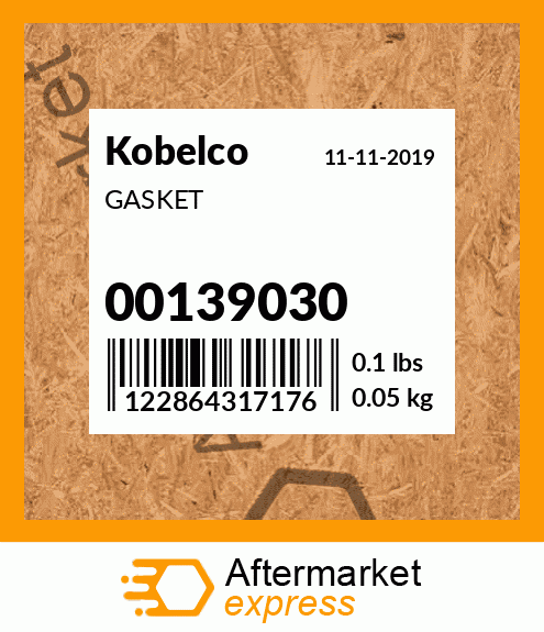 GASKET 00139030