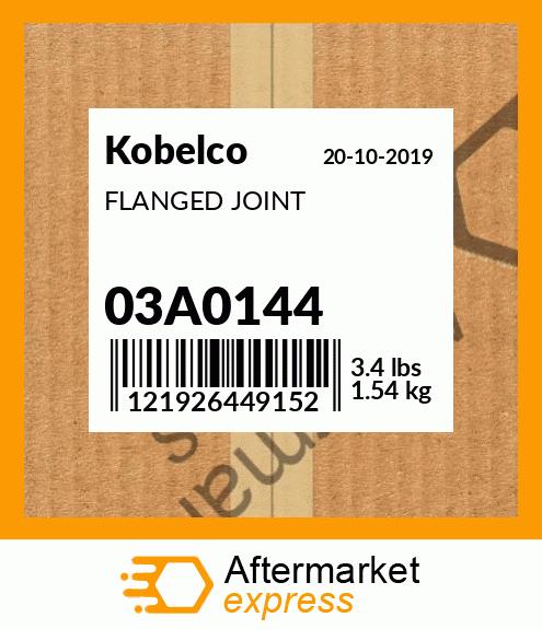 Spare part 03A0144 + FLANGED JOINT