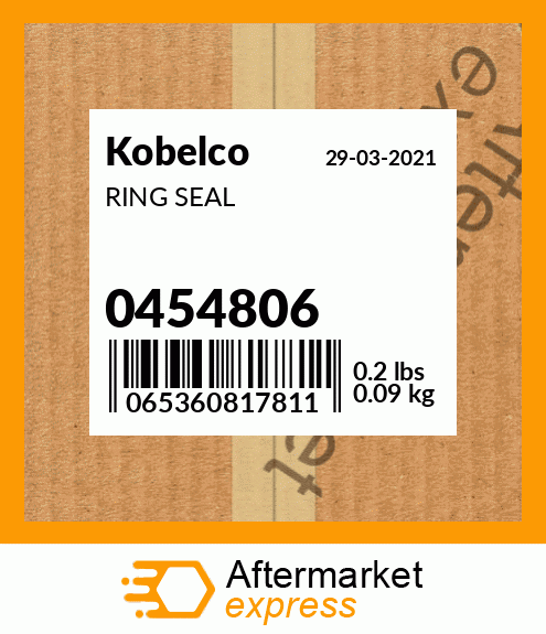 Spare part 0454806 + RING SEAL