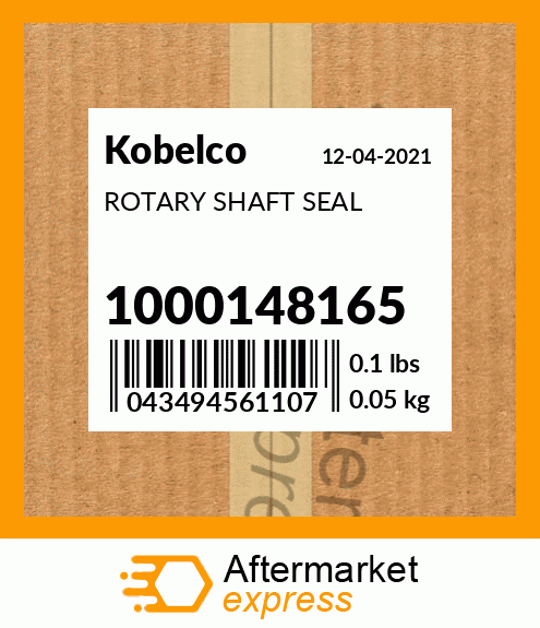 Spare part 1000148165 + ROTARY SHAFT SEAL