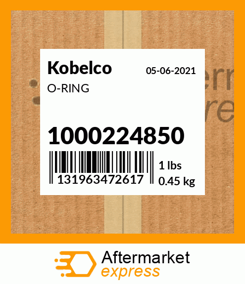 Spare part 1000224850 + O-RING