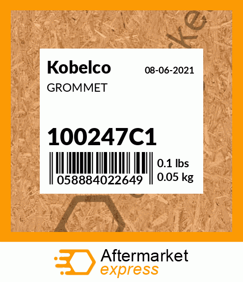 Spare part 100247C1 + GROMMET