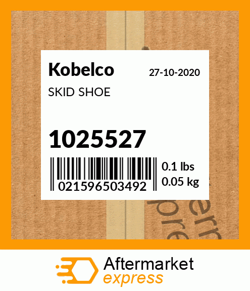 Spare part 1025527 + SKID SHOE