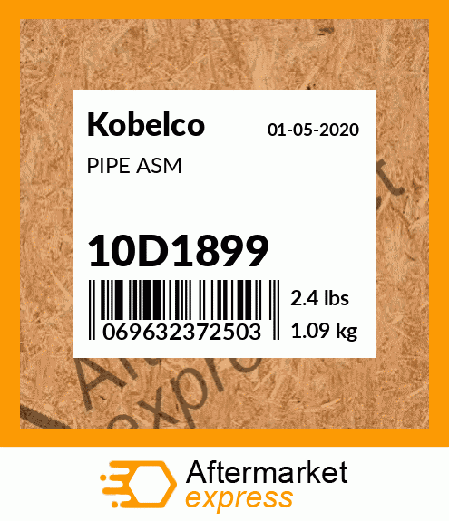 Spare part 10D1899 + PIPE ASM