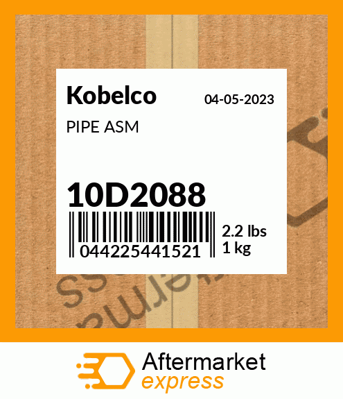 Spare part 10D2088 + PIPE ASM