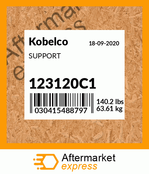 Spare part 123120C1 + SUPPORT