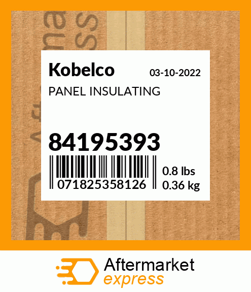 245779 - TUBE fits Kobelco | Price: $98.70