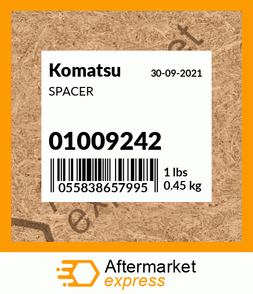 Spare part 01009242 + SPACER