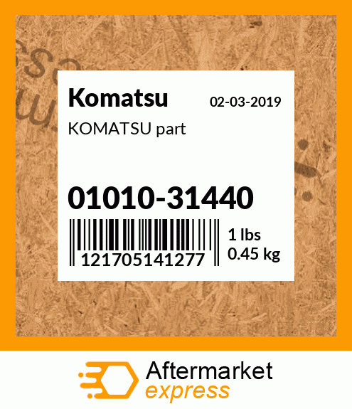 Spare part 01010-31440 + KOMATSU part