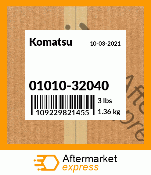 Spare part 01010-32040 + 01010-32040