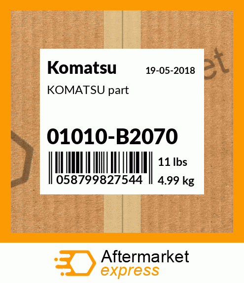 KOMATSU part 01010-B2070