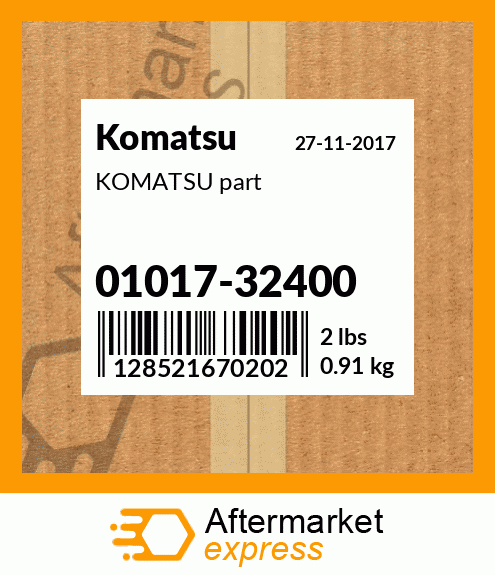 KOMATSU part 01017-32400