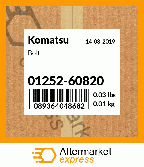 Bolt 01252-60820