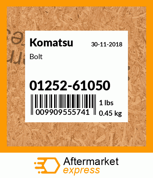 Bolt 01252-61050