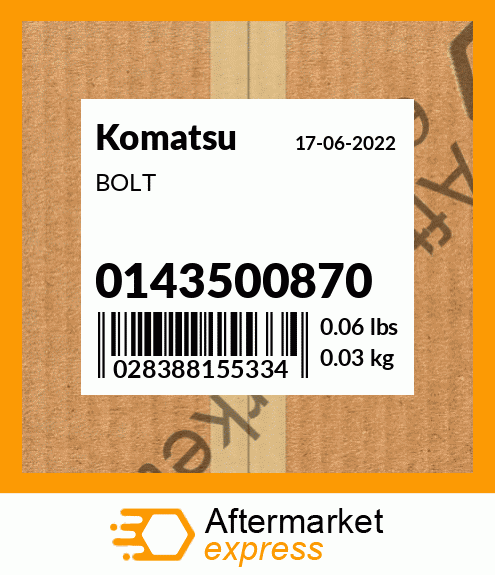 KOMATSU part