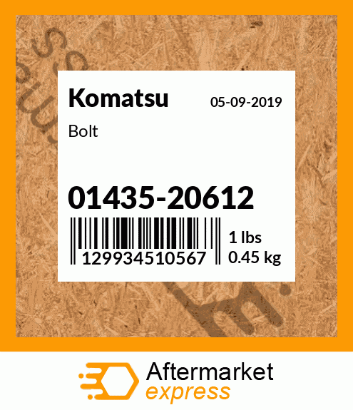 Bolt 01435-20612