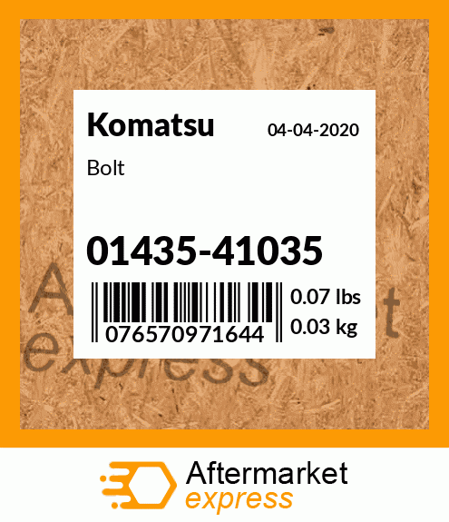 Bolt 01435-41035