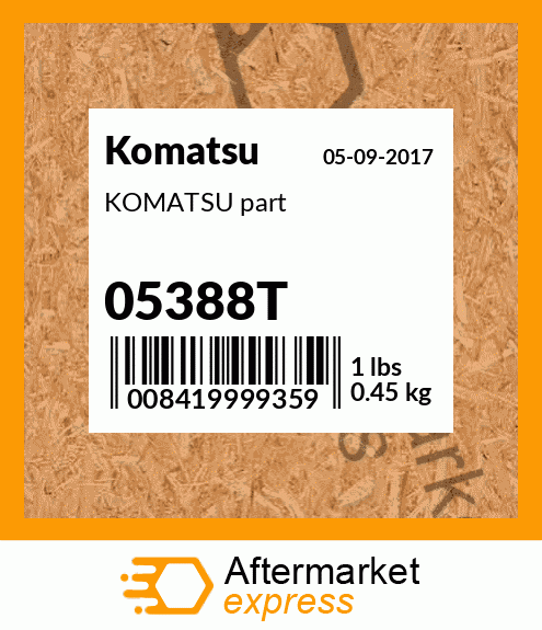 KOMATSU part 05388T