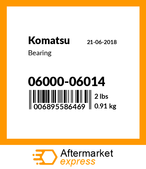 Spare part 0600006014 + Bearing