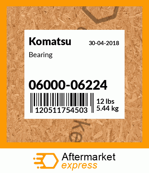 Spare part 06000-06224 + Bearing