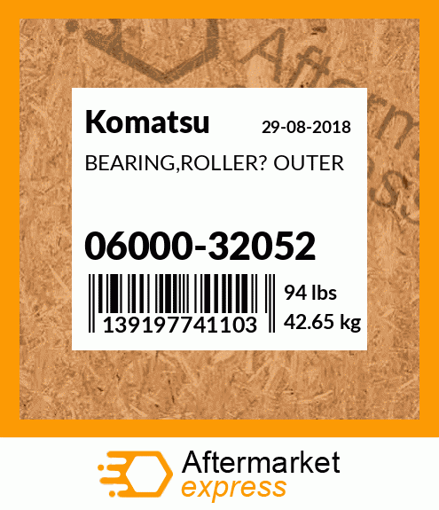 BEARING,ROLLER? OUTER 06000-32052