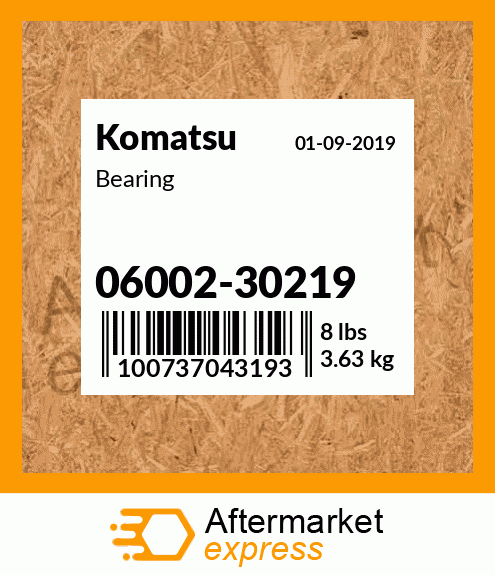 Spare part 06002-30219 + Bearing