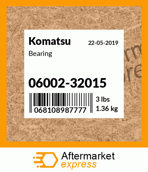 Spare part 06002-32015 + Bearing