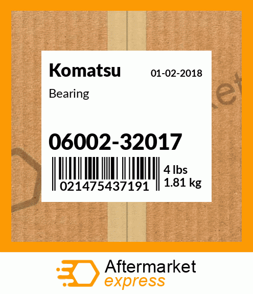 Spare part 0600232017 + Bearing