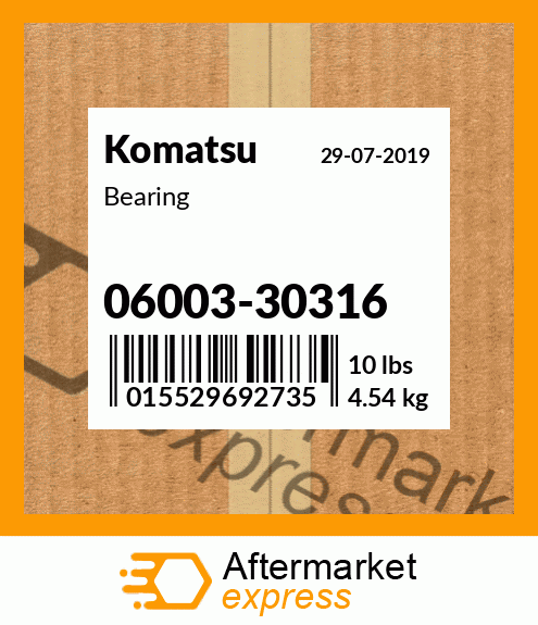 Spare part 0600330316 + Bearing